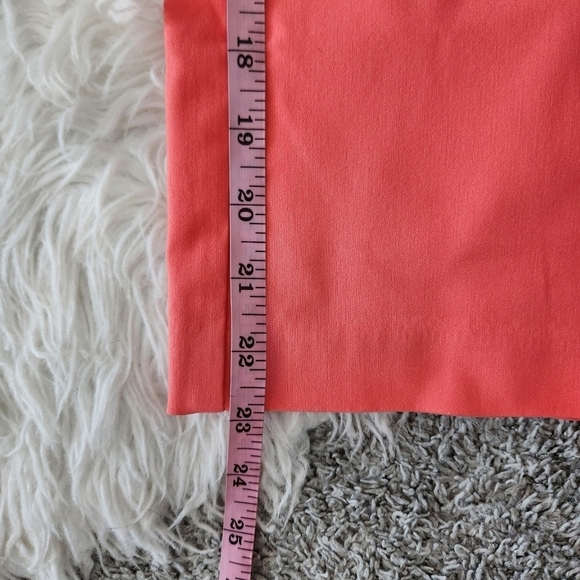 Counterparts Luxe Stretch Crop Mid Rise Pants. Coral Ice. Size Large. - Picture 7 of 10